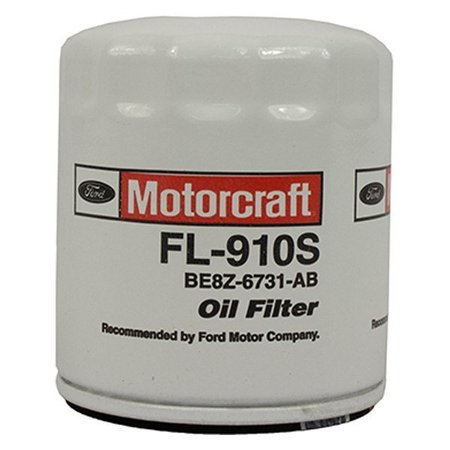 MOTORCRAFT 05-11 Ford Escape-Focus/04-11 Ranger Oil Filter, Fl910S FL910S